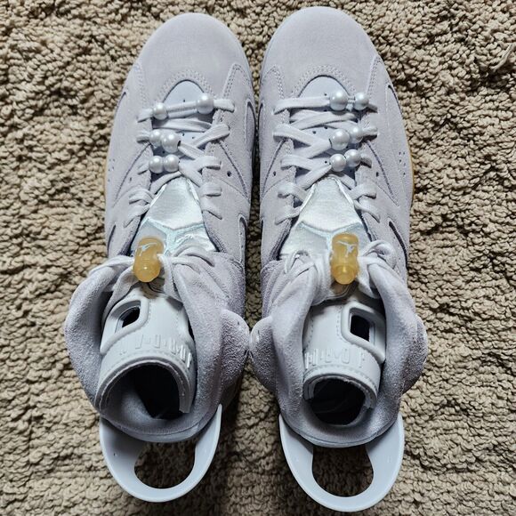 Wmns Air Jordan 6 Retro Craft Pearl Brand New Sz 10 - Picture 5 of 10